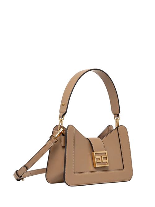 Borsa a spalla cammello Elisabetta Franchi | BS18A51E2032